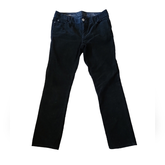 Eddie Bauer Black Modern Slim Straight Corduroy Pants - Picture 1 of 8